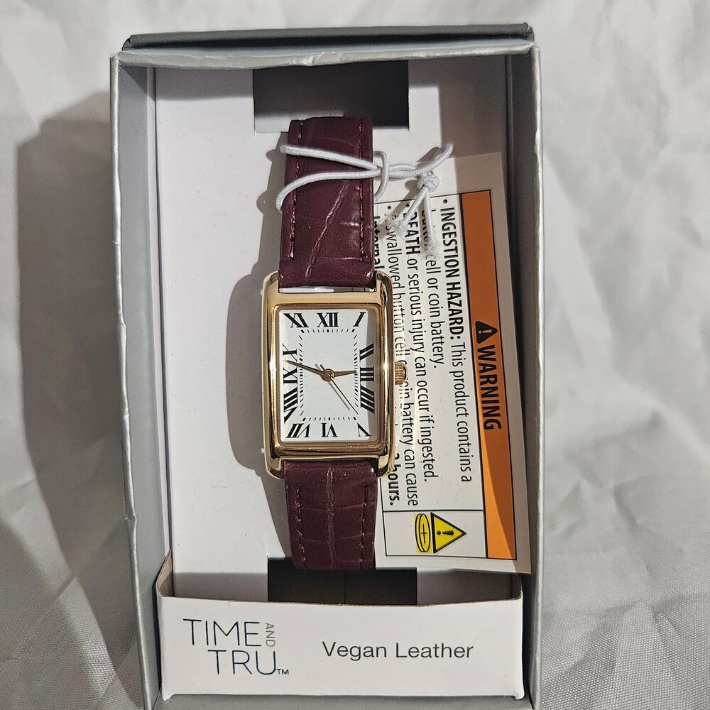 TimeTru Watch Vegan Leather